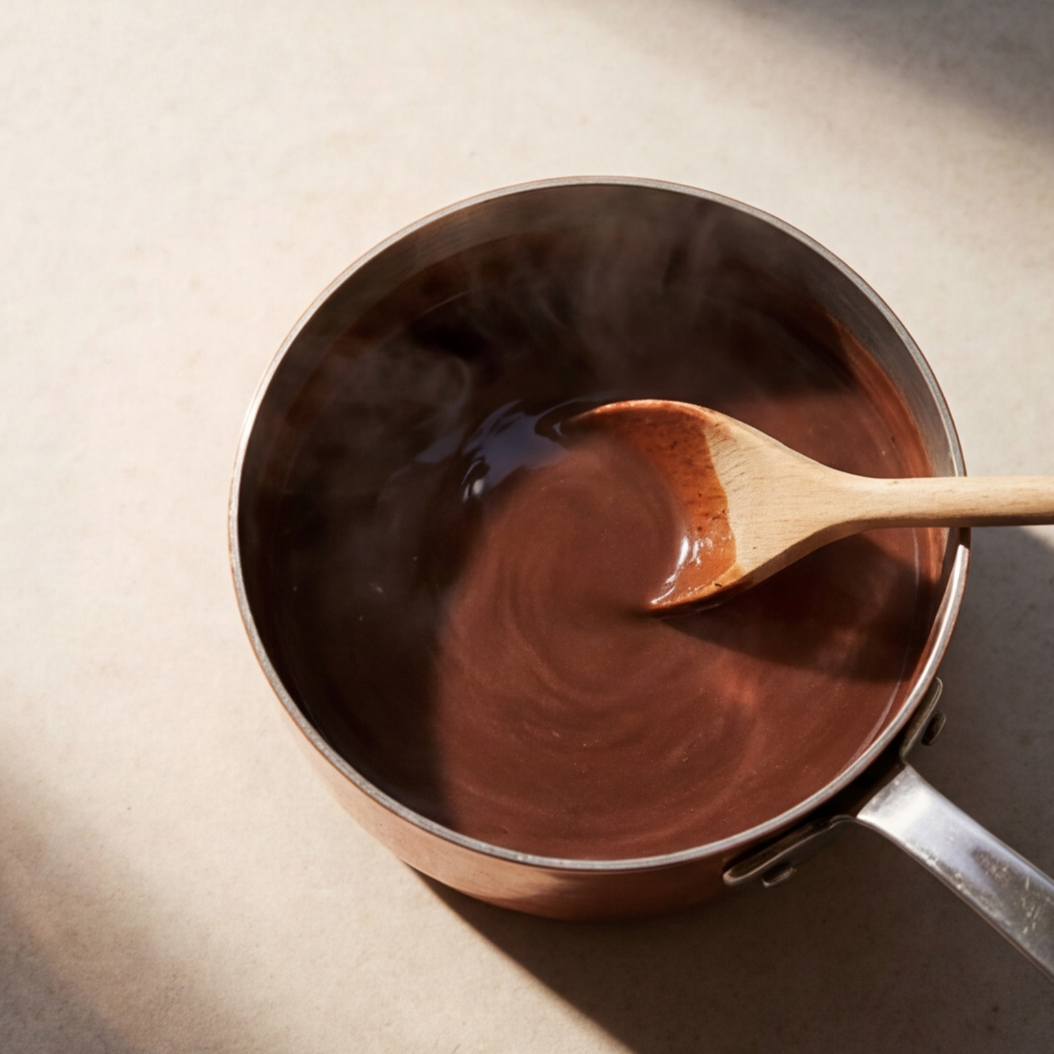 Step 5: Stirring until smooth