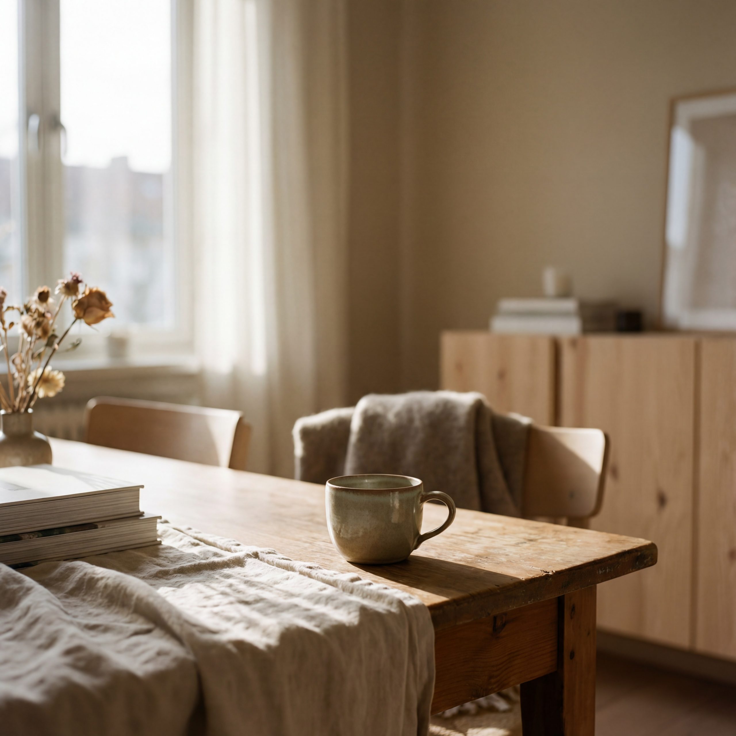 Close-up detail: tea leaves or steam